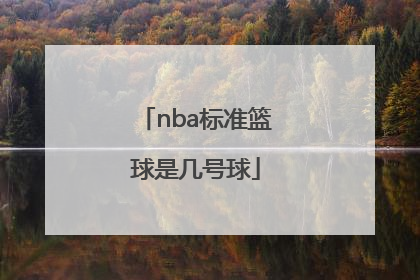 「nba标准篮球是几号球」NBA标准篮球框多高